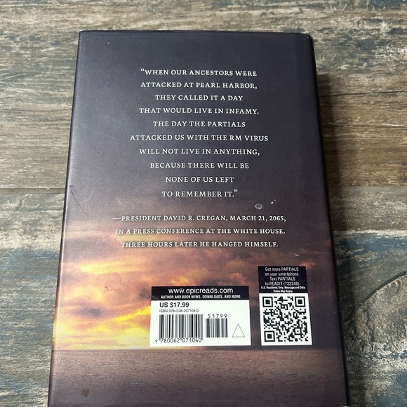 Partials by Dan Wells Hardcover Book - Picture 2 of 2